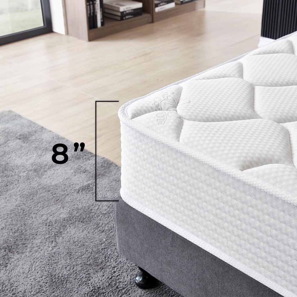 Full Size 8-Inch Memory Foam & Spring Hybrid Mattress R373612