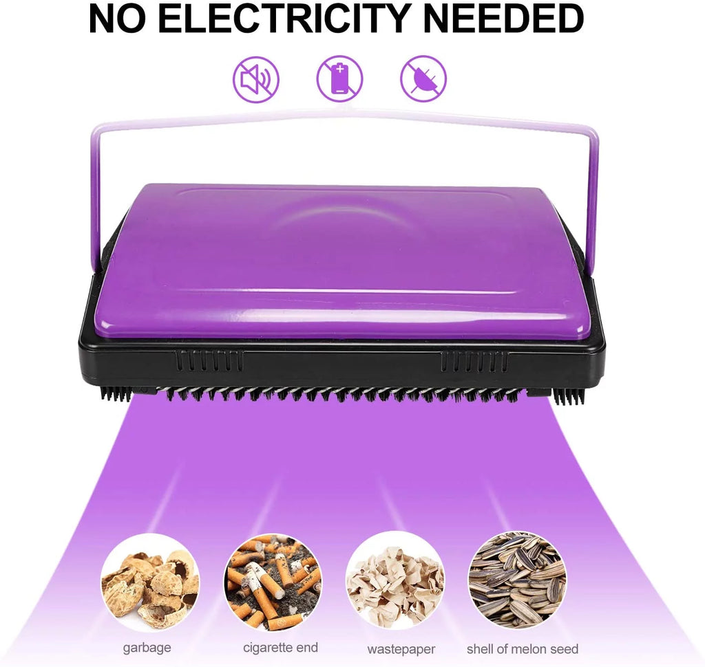 Carpet Sweeper Cleaner with Brush Purple X975