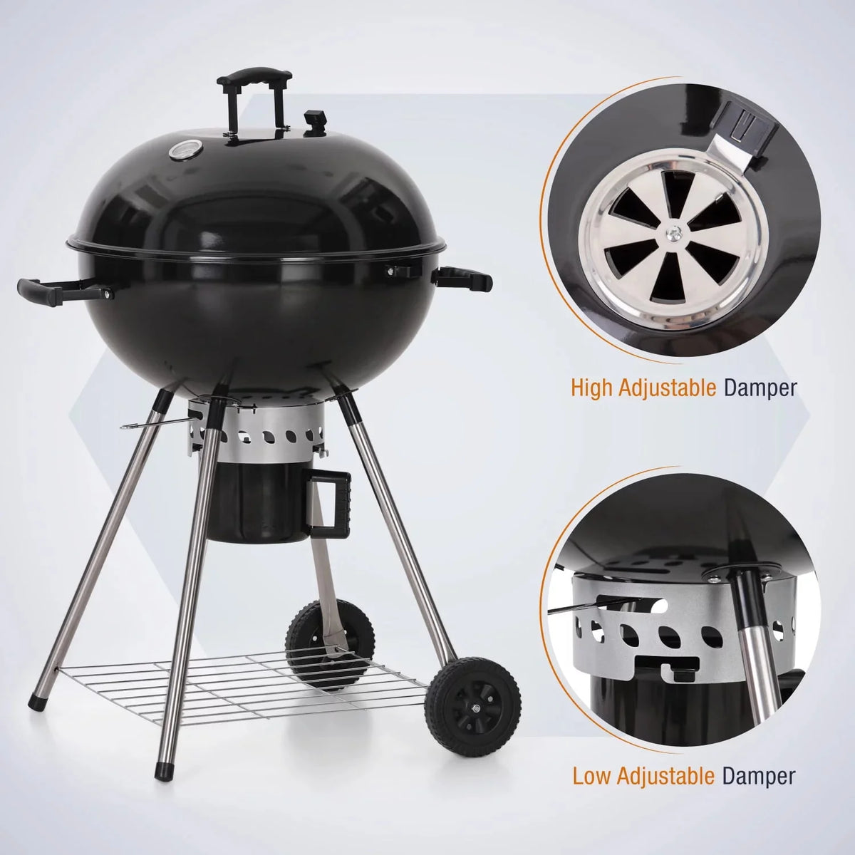 Portable Charcoal BBQ Grill O3932