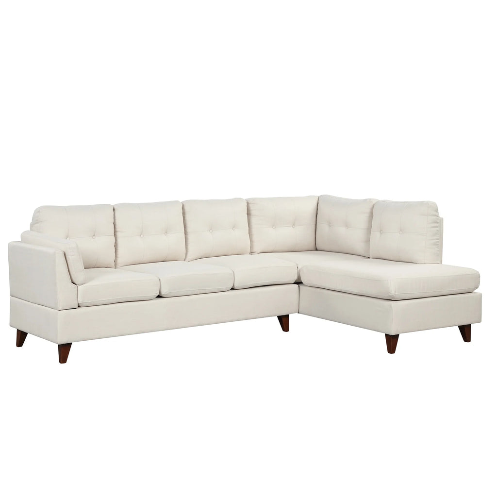 L-Shape Sectional Sofa with Chaise Lounge Gray N331223