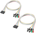 2-Pack Computer Case LED Light Switch Cable I5184