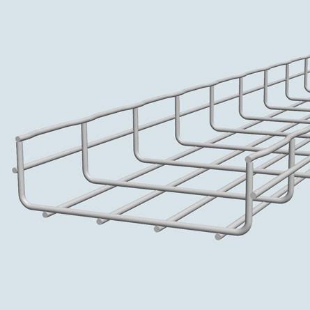 Wire Mesh Cable Tray 12x2In 10 ft Q94170