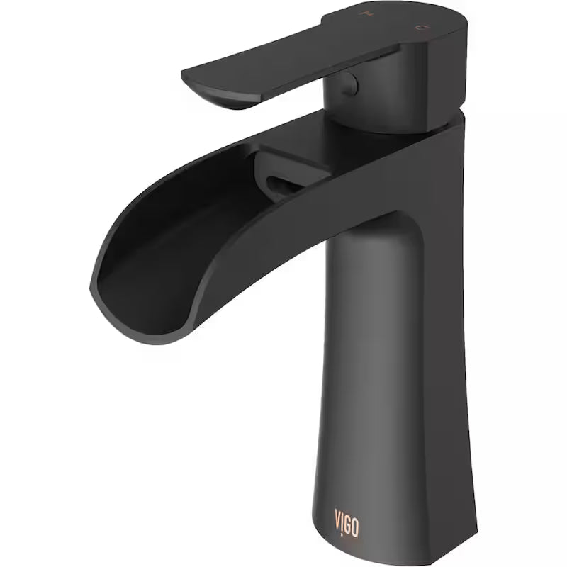 Single Handle Bathroom Faucet in Matte Black G8693