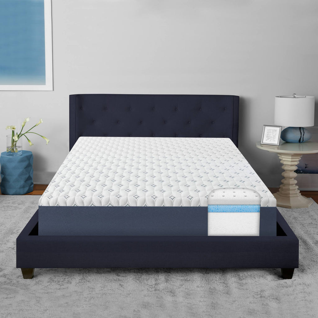 10-Inch Plush Triple Layer Memory Foam Mattress California King Q2860