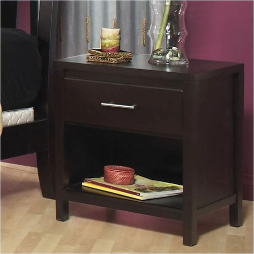 1 Drawer Nightstand in Espresso R795414