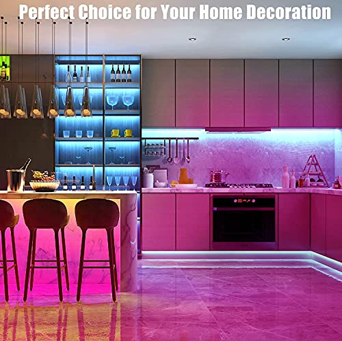 50ft RGB Color Changing Led Strip Lights with Remote Control J5139