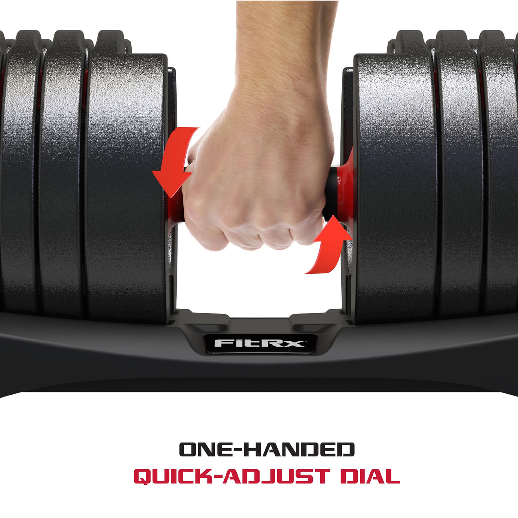 Adjustable Dumbbell 10-90 lbs Black X61625