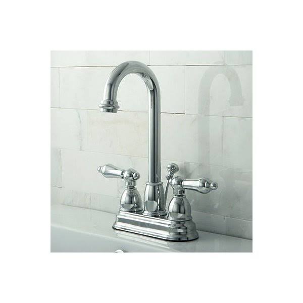 Centerset Bathroom Faucet Polished Brass E305