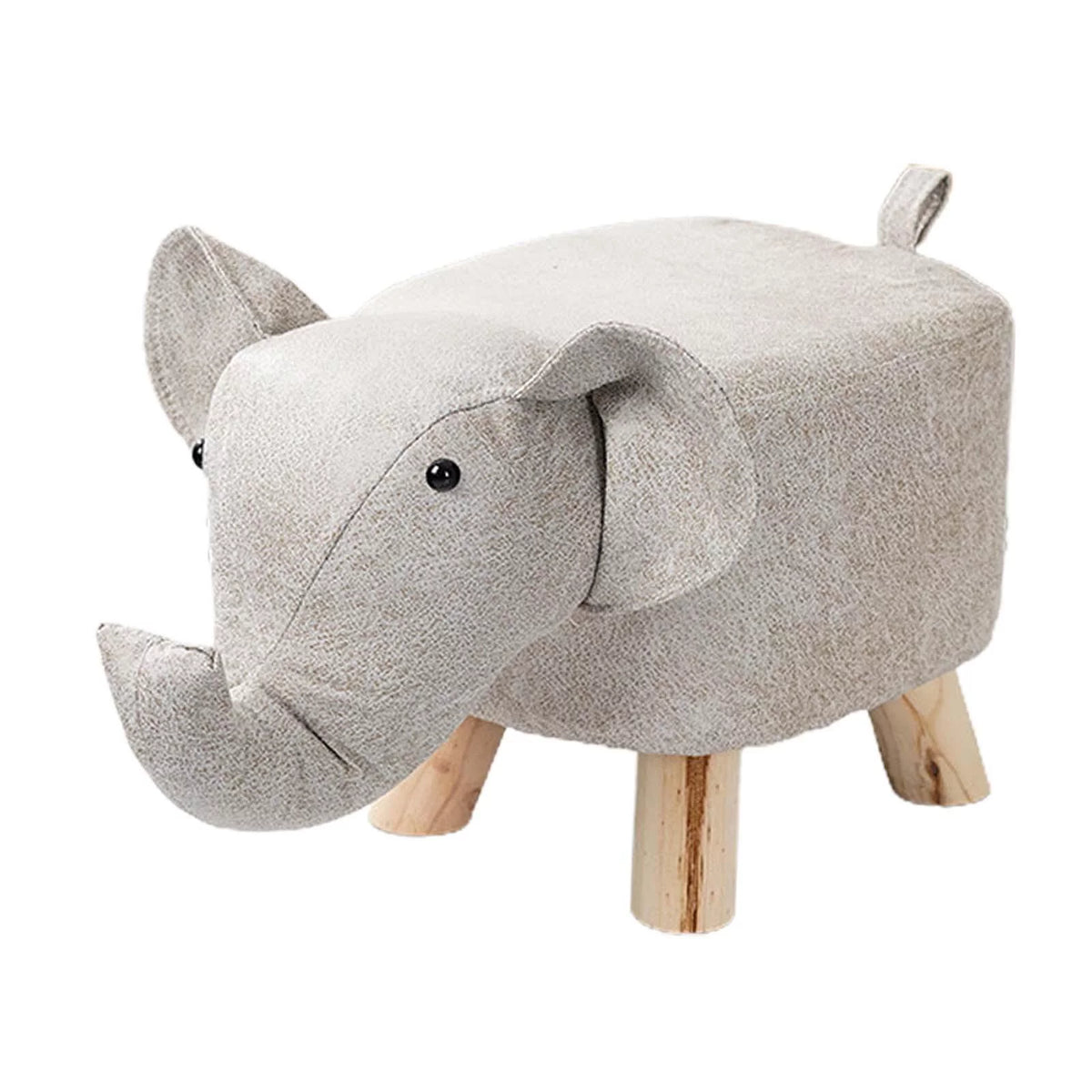 Kids Stool Sofa with Wooden Legs W290849