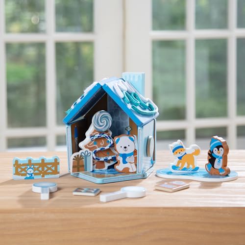 Wooden Gingerbread House Play Set C1158