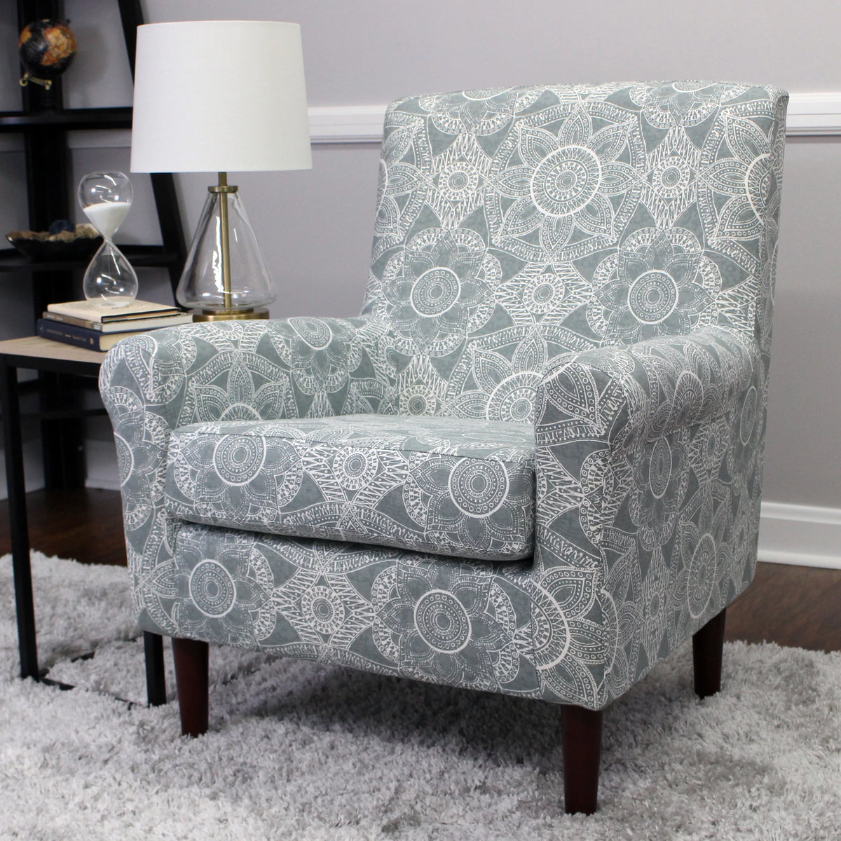 Light Navy Lounge Chair X1185