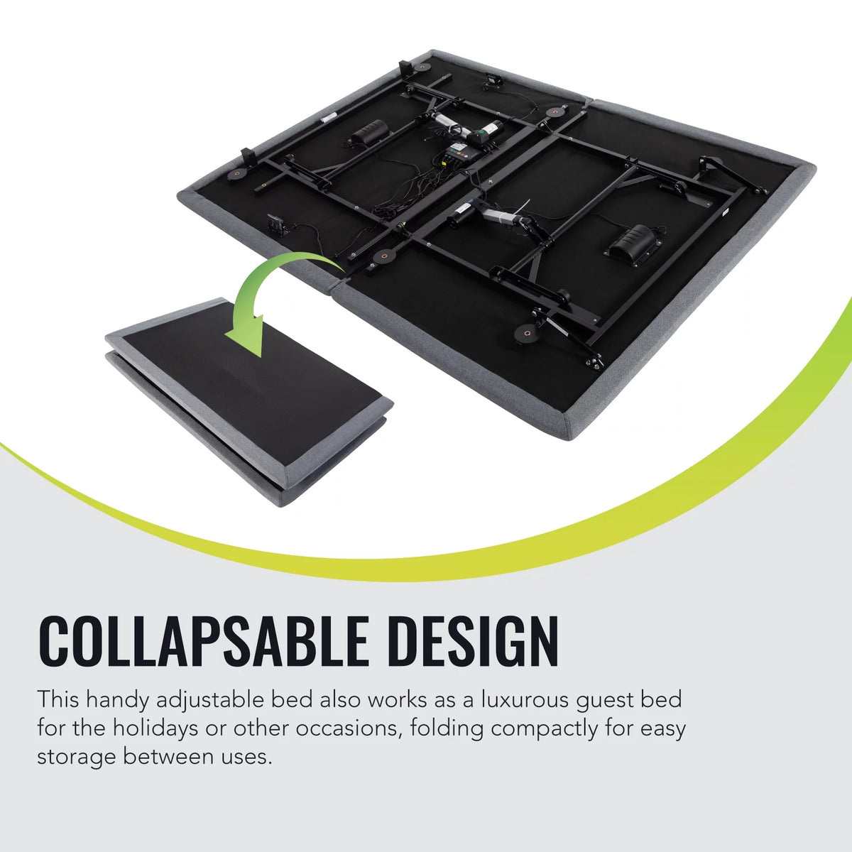 Queen Size Motorized Bed Frame with Remote M59684