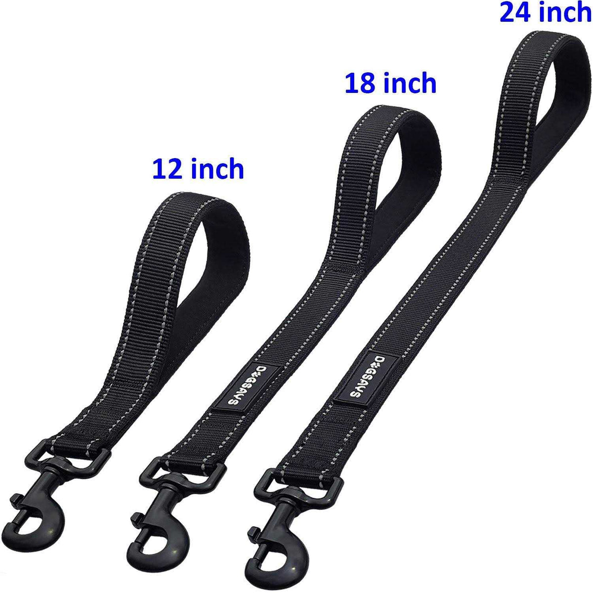 Short Padded Handle Heavy Duty Nylon Dog Leash V544