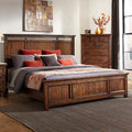 King Platform Bed with Headboard and Footboard G121747