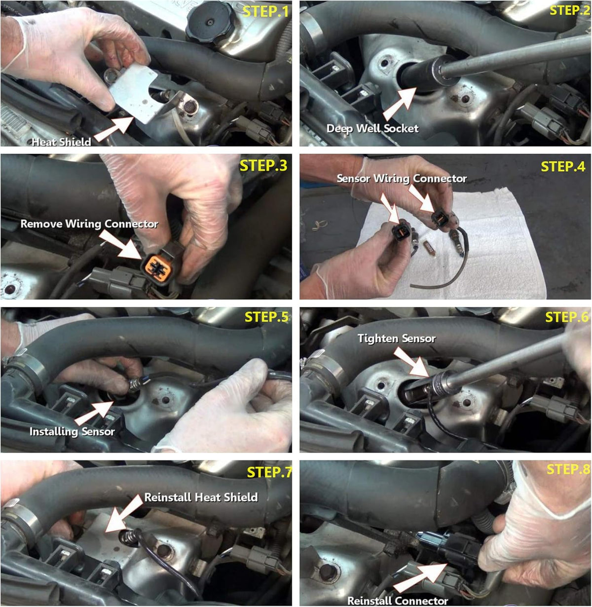 O2 Oxygen Sensor Downstream Upstream Pack of 2 Y9088