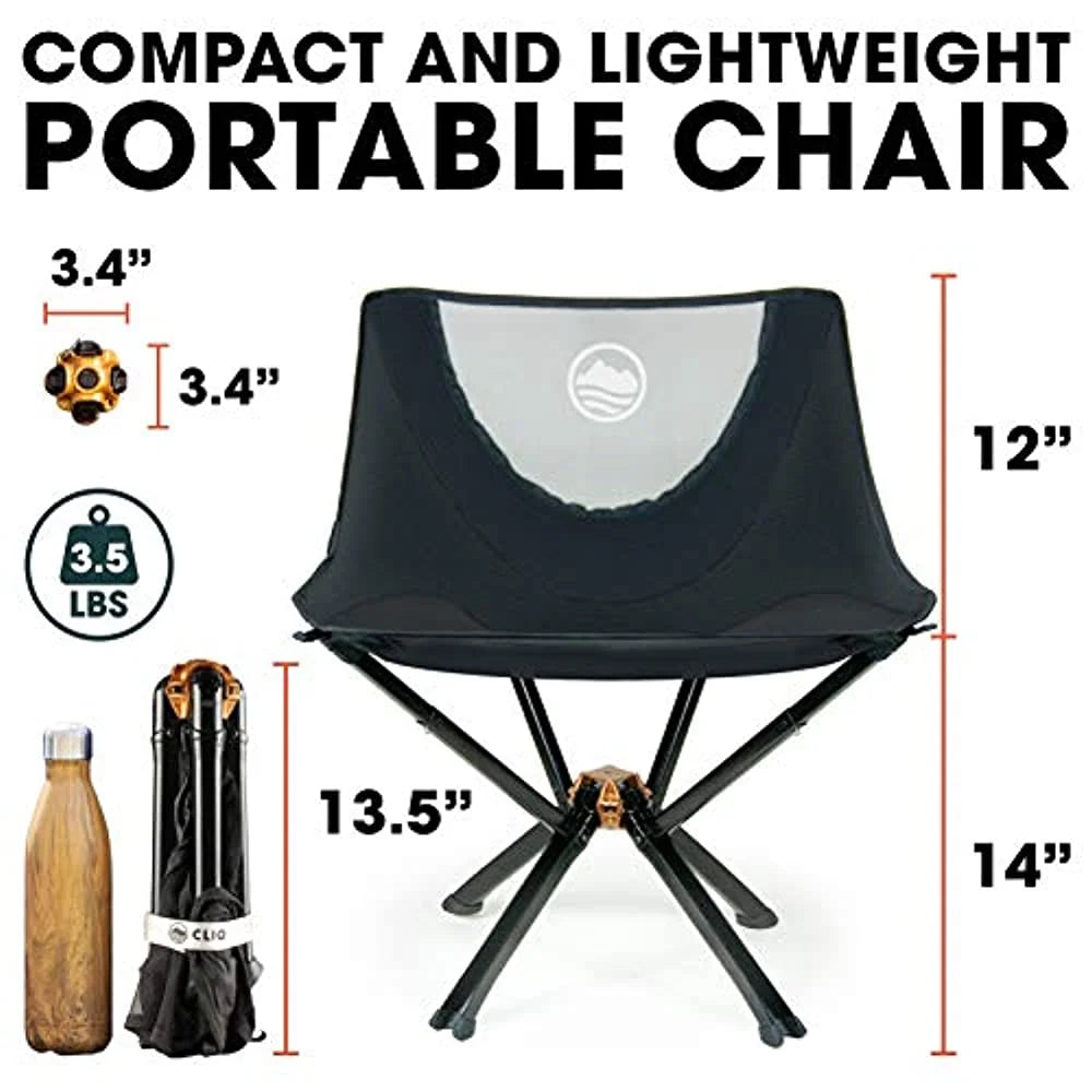 Portable Collapsible Camping Chair Supports 300 Lbs Z5351