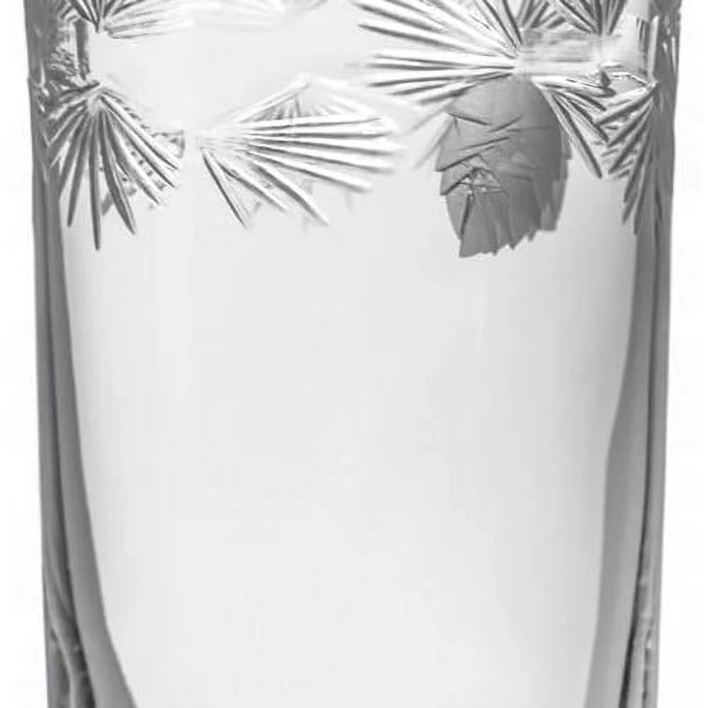 15 Ounce Etched Highball Glass Set Of 4 R127