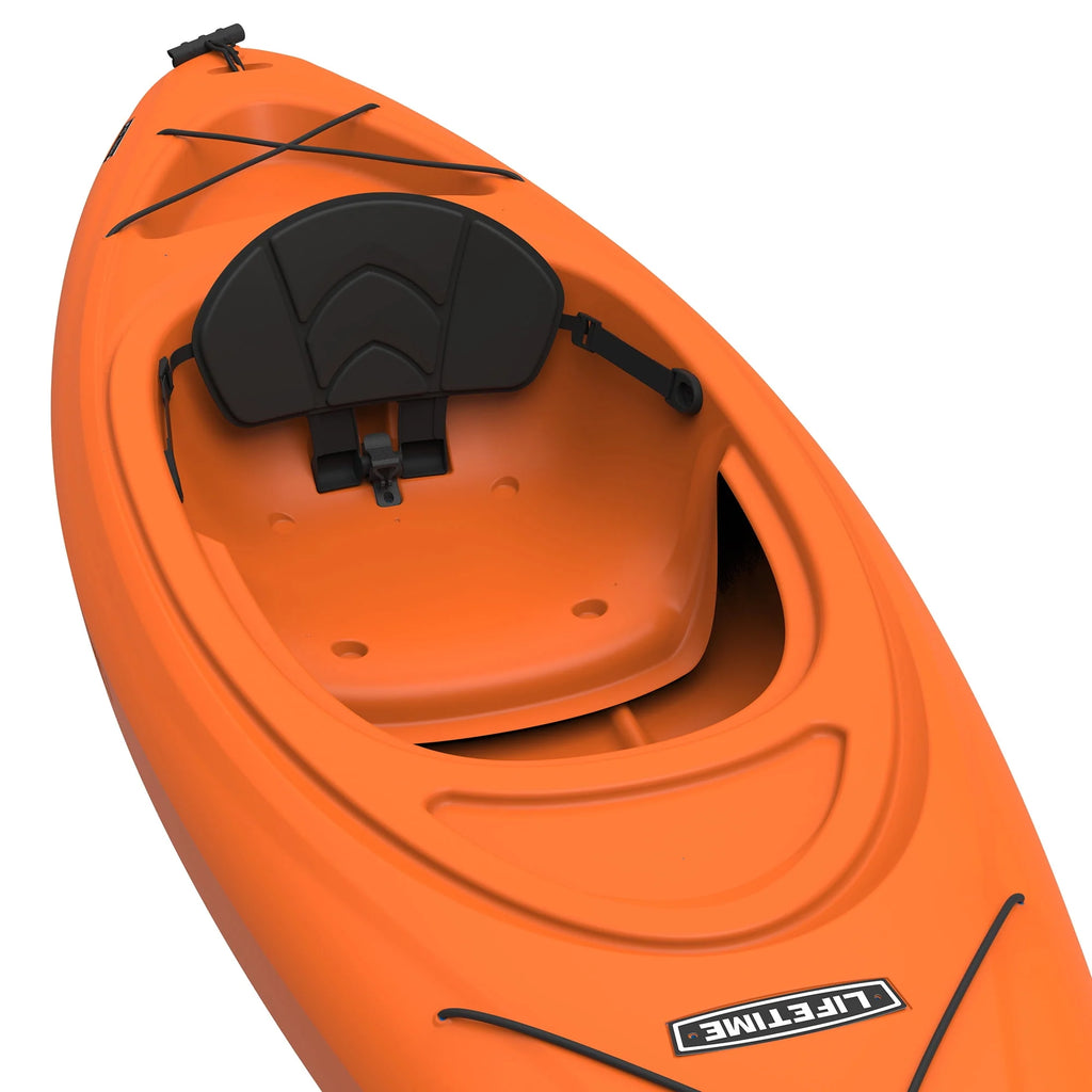 Orange 8 ft Sit-In Kayak with Paddle I94836