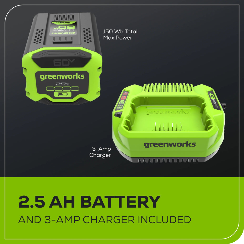 60V Brushless Chainsaw with 2.5 Ah Battery & Charger B996029