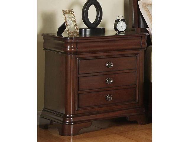 3 Drawer Cherry Nightstand B67404