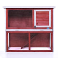 36x22 Red Wooden Chicken Coop F23742