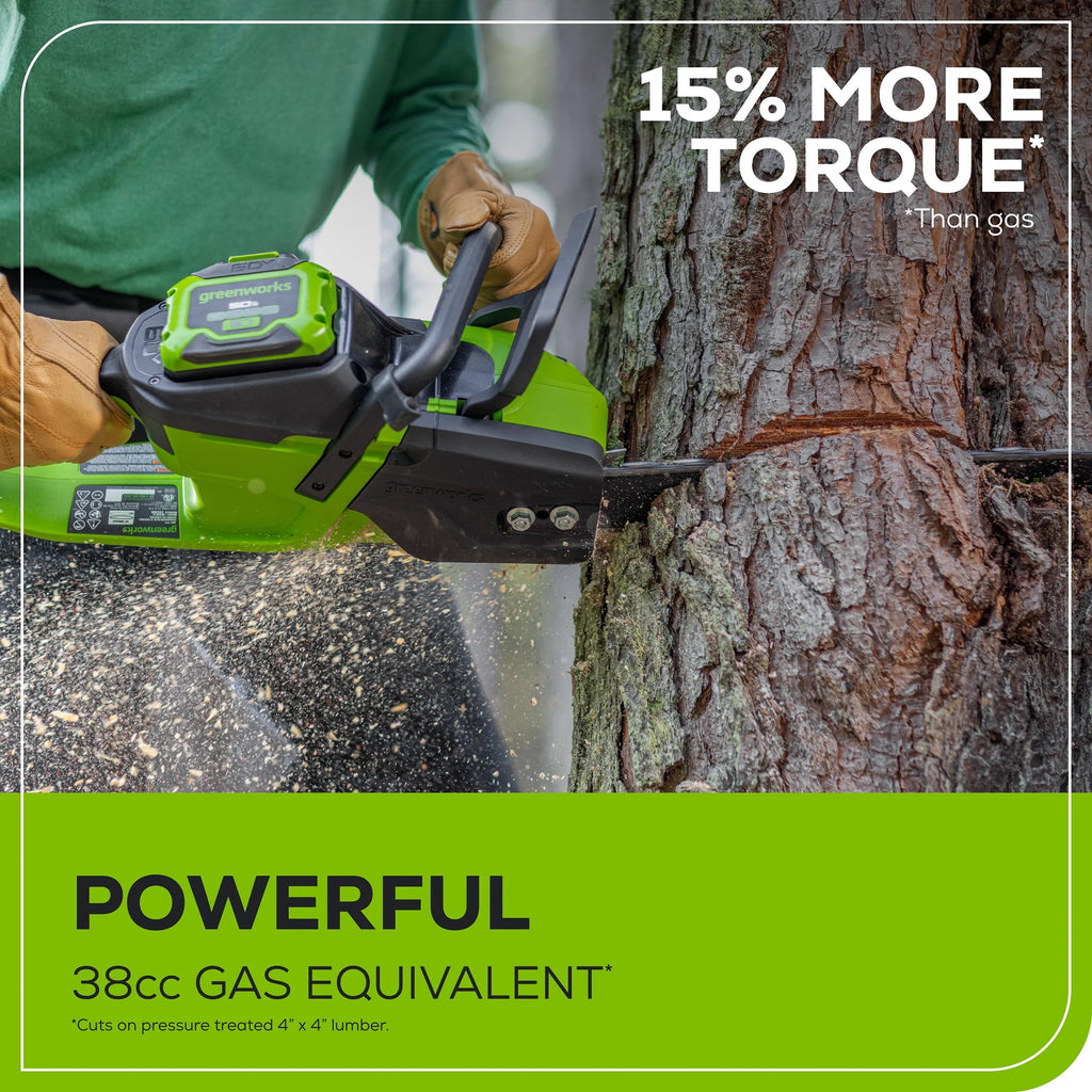 60V Brushless Chainsaw with 2.5 Ah Battery & Charger B996029