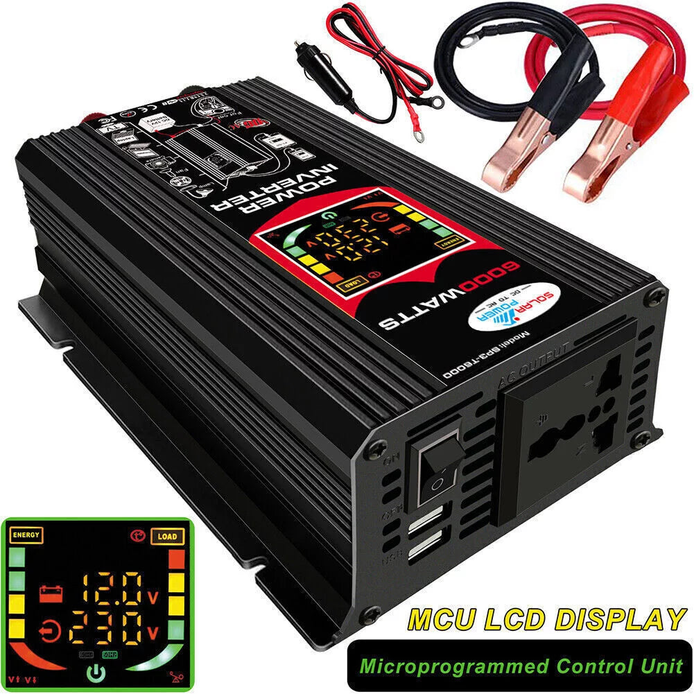 6000W Solar Panel Kit with 100A Home 110V System N2730