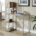 Light Oak Desk with Shelves Q946111