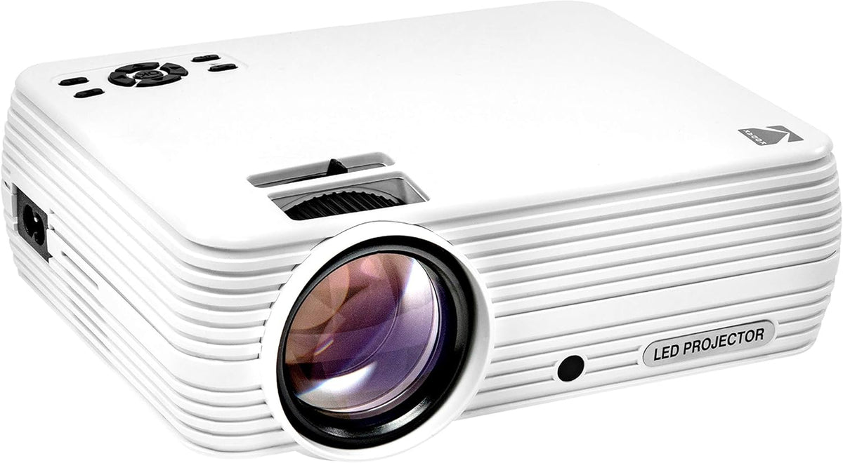 1080p HD Compact Home Projector with Tripod and Case E3439