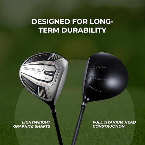 Titanium Driver Golf Club, Right-Handed, Graphite Shaft U55279