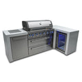 Island Grill with 90 Degree Corner and Fridge Cabinet T940