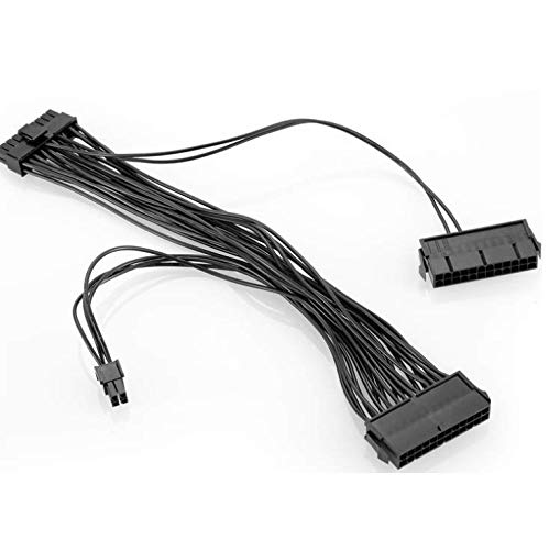 24 Pin Extension Cable Splitter Adapter Kit Black A843