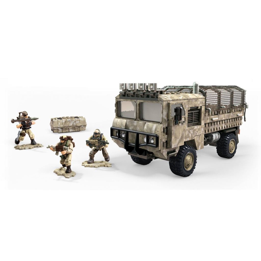 Desert Heavy Tactical Cargo Truck and Soldiers F93932