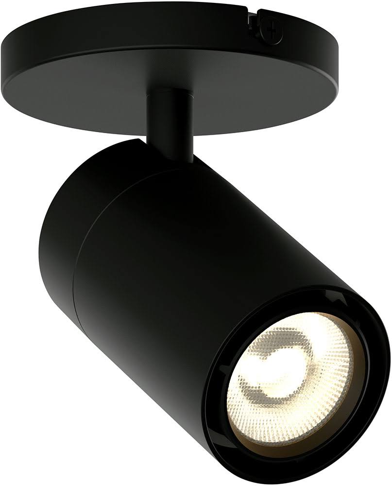 1 Light LED Monopoint in Black F1803