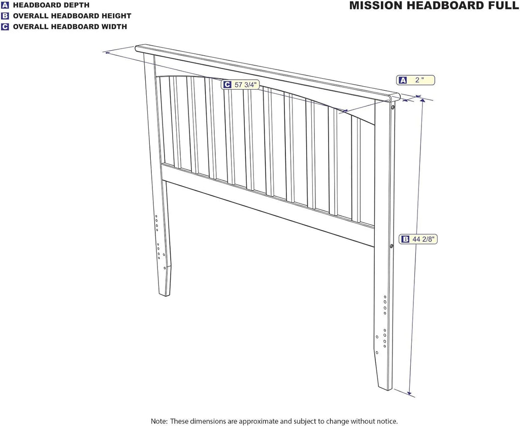 Antique Walnut Full Headboard G74180