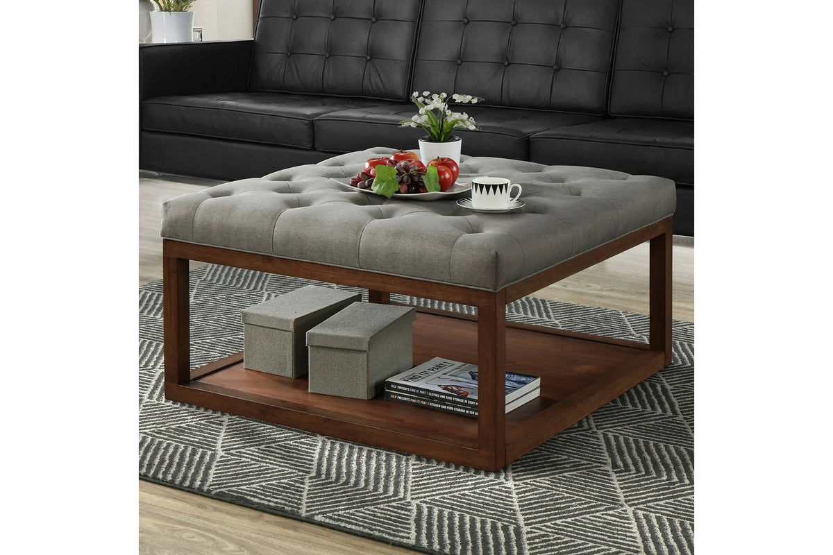 Mid-Century Modern Cocktail Ottoman D55437
