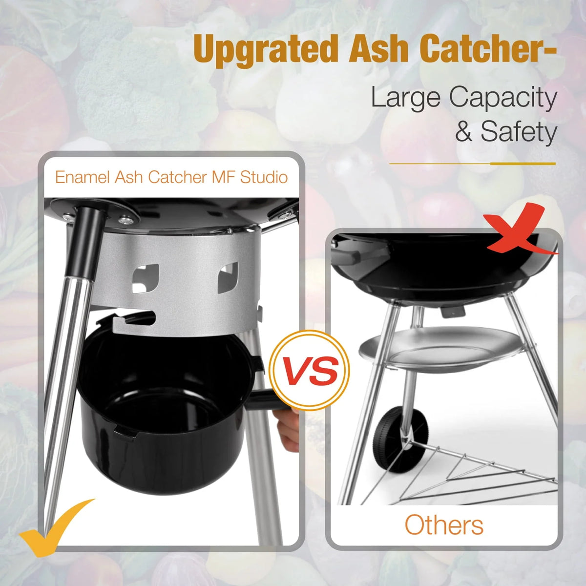 Portable Charcoal BBQ Grill O3932