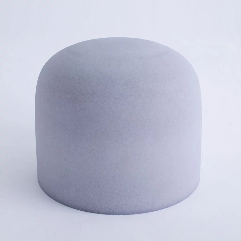 Indigo Quartz Frosted Crystal Singing Bowl 8 inch P113