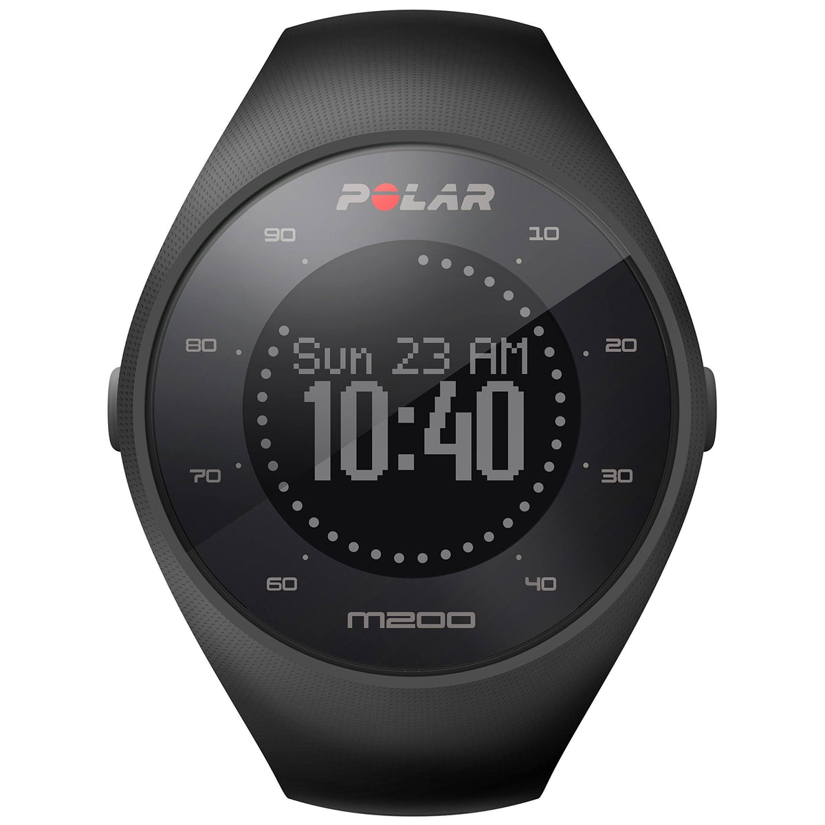 Black GPS Running Watch with Heart Rate Monitor O400065