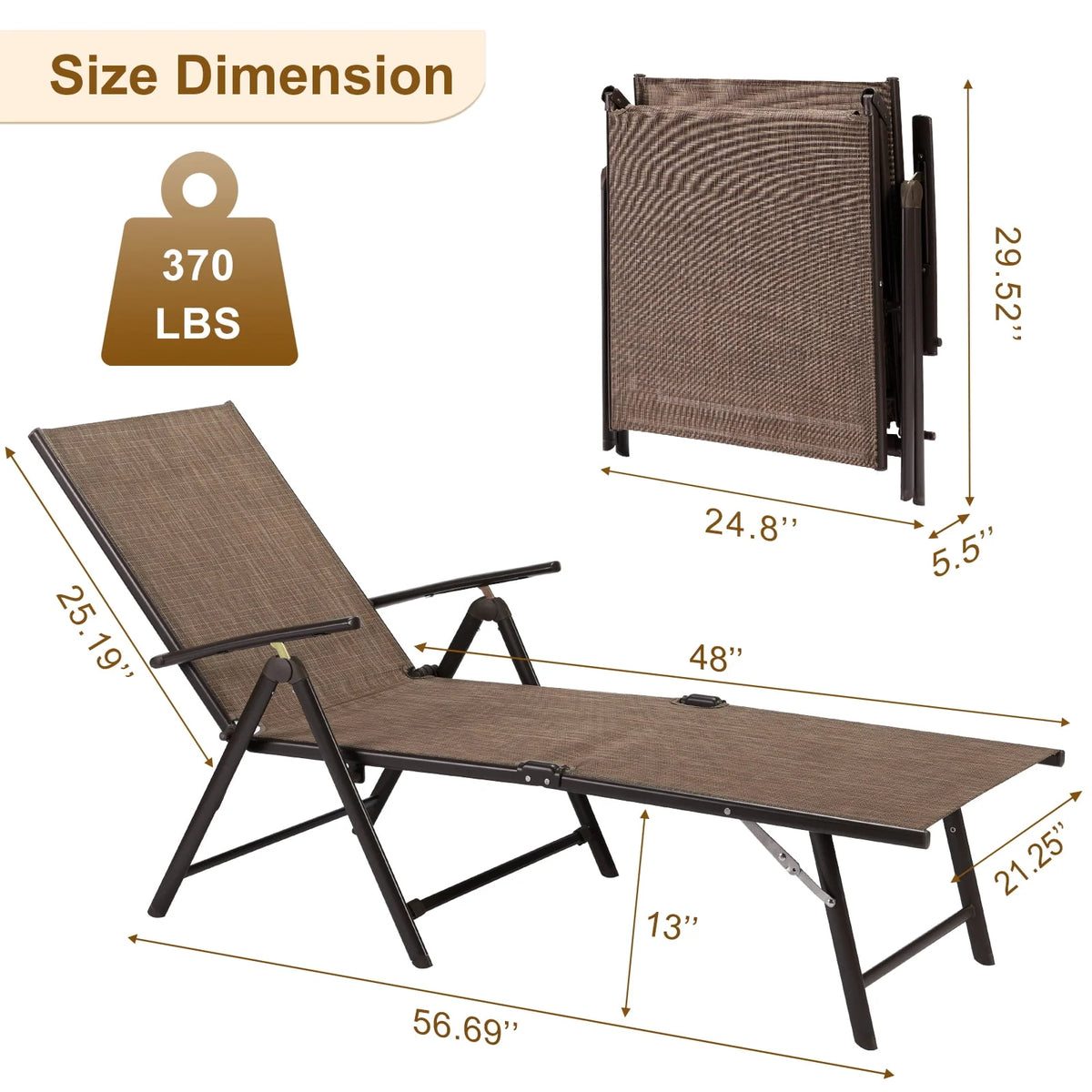 Gray Set of 2 Textile Outdoor Chaise Lounge R382699
