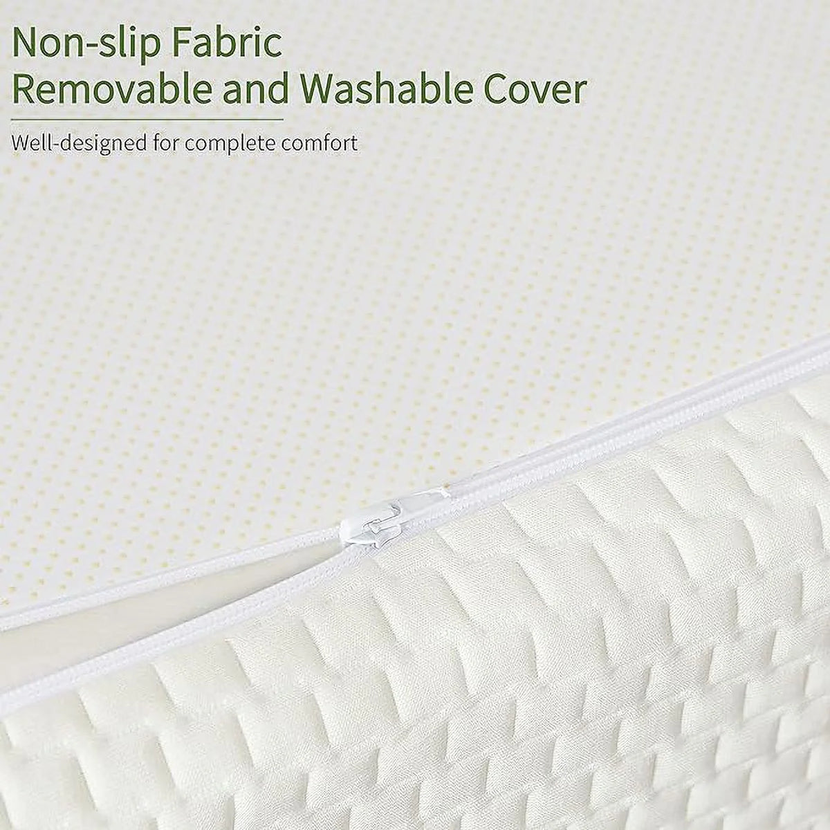 Queen 8 inch Green Tea Gel Memory Foam Mattress with Bamboo Knit Cover K2124