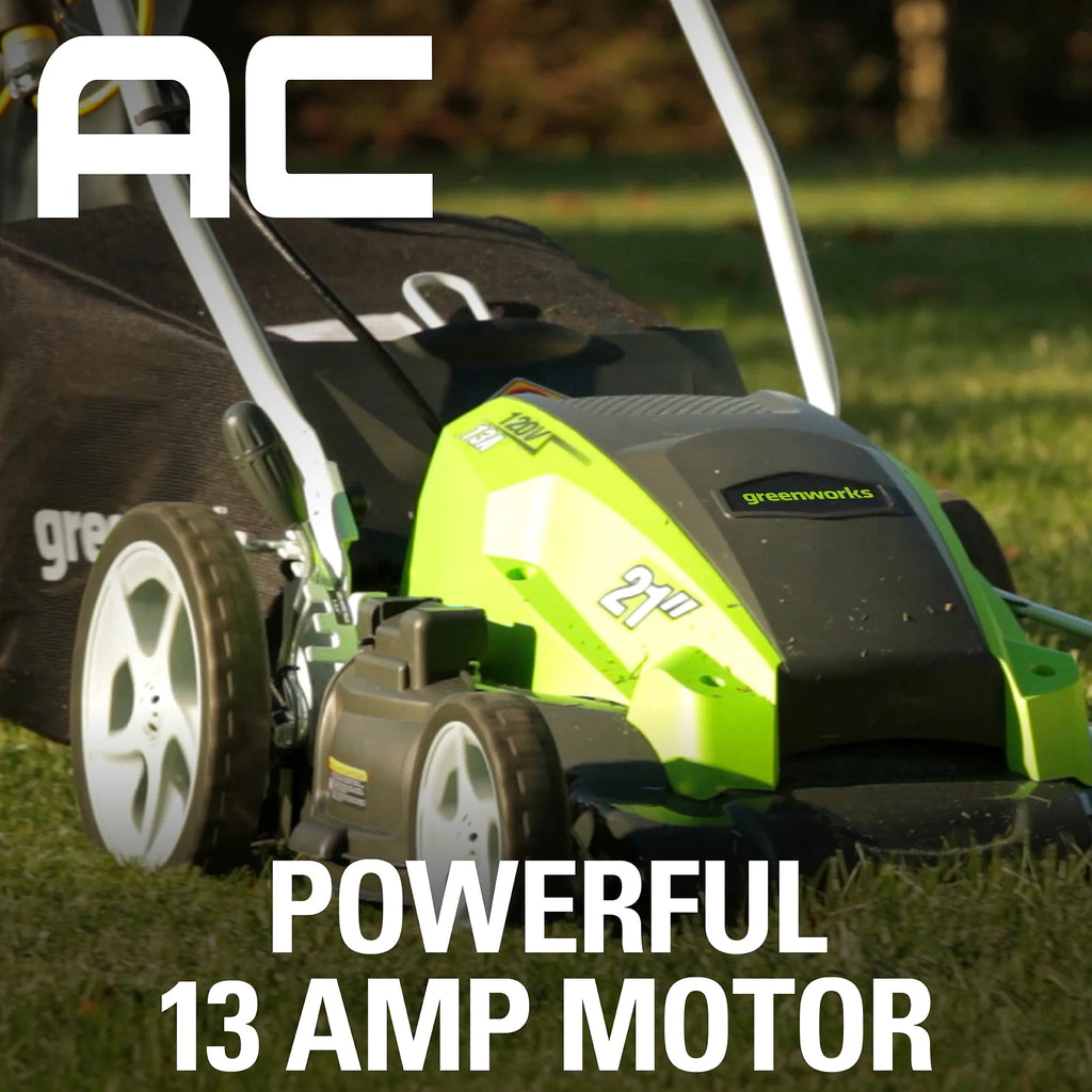 21 Amp Corded Electric Walk-Behind Push Lawn Mower R187983