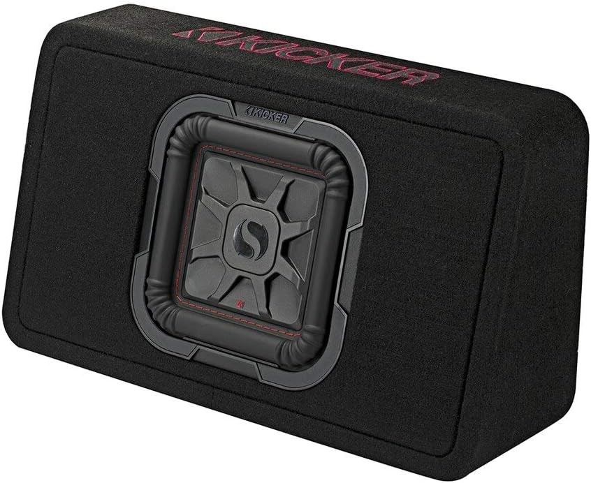 8 Thin Square Sub Box with Amplifier & Amp Kit U497222