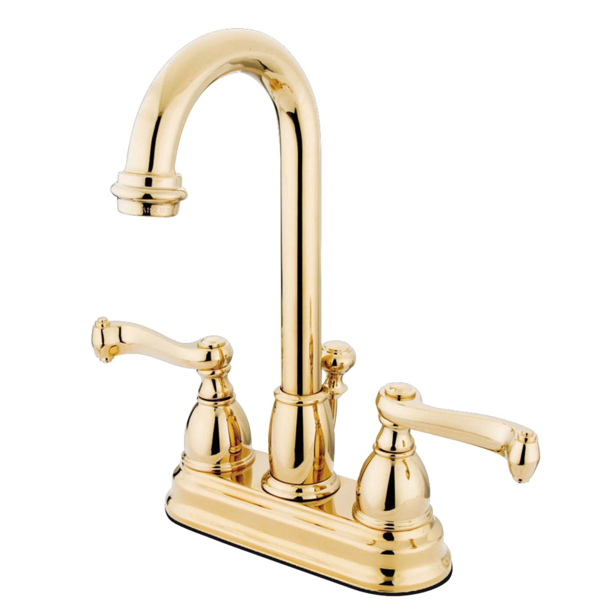 Centerset Bathroom Faucet Polished Brass E305