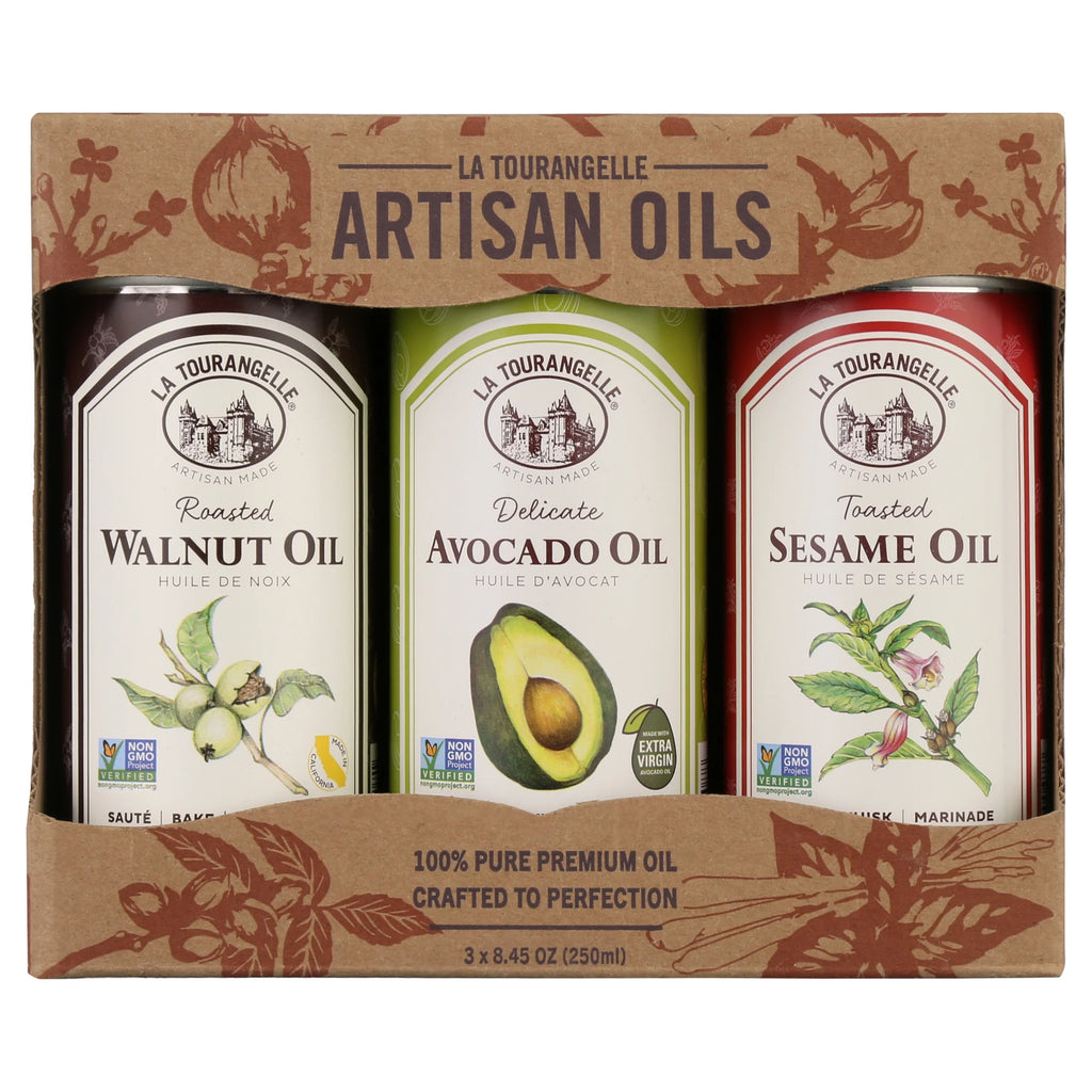 3 x 8.45 oz Roasted Walnut Avocado Toasted Sesame Oil S721