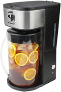 Iced Tea and Coffee Maker with 64 Ounce Pitcher, Black G507