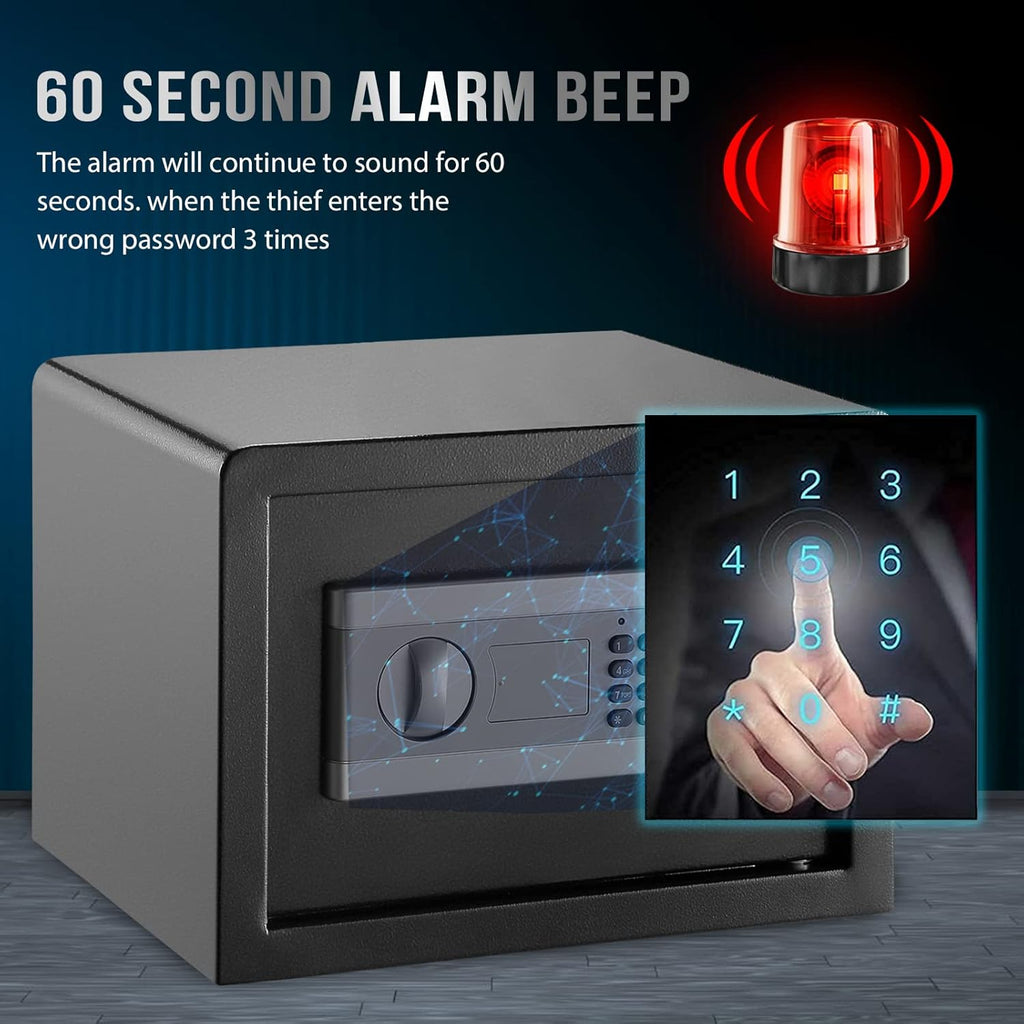Fireproof Waterproof Safe Box with Lock and Bag P994