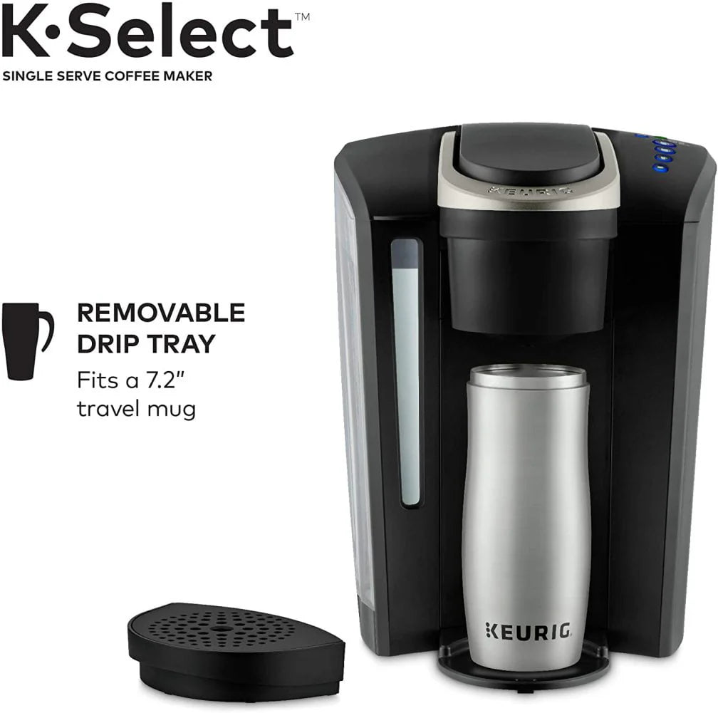 Single Serve K-Cup Pod Coffee Maker, Matte Black C271726