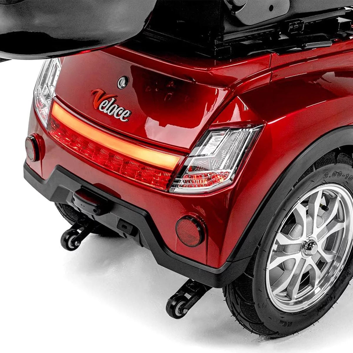 3 Wheel Mobility Scooter 300 lb. Weight Capacity Red L2545