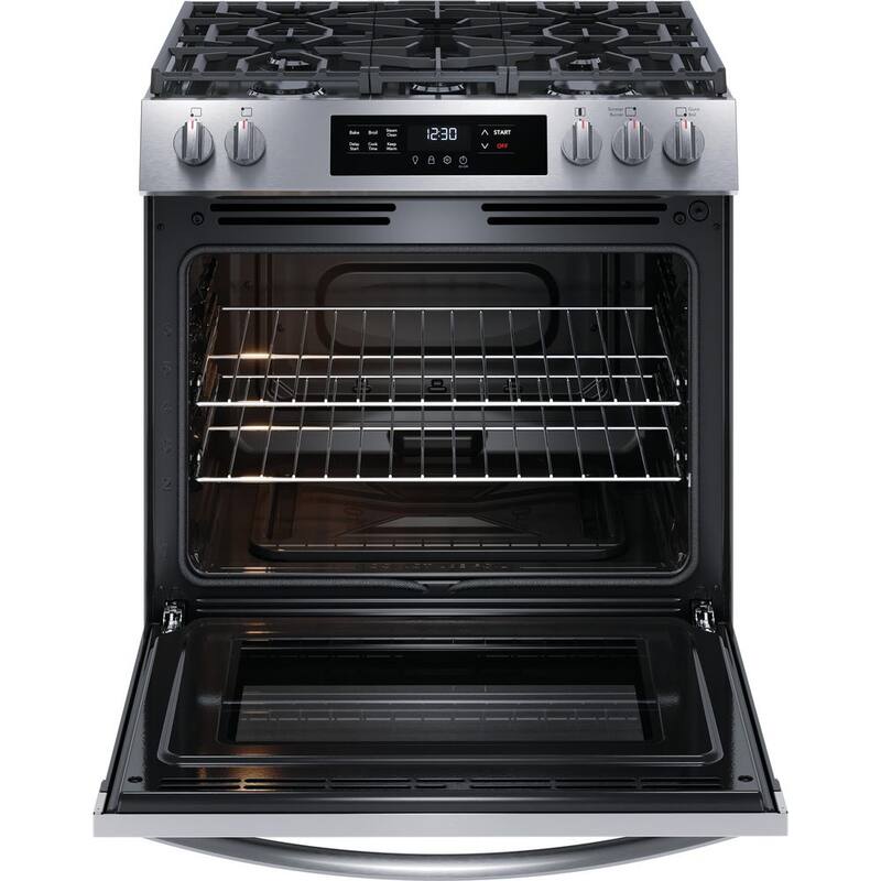5 Burner Front Control Gas Range with Steam Clean in Stainless Steel Z31428